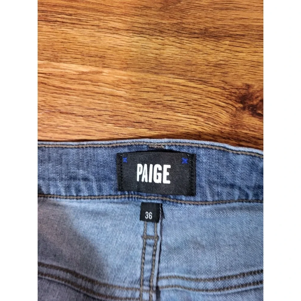Paige Jeans Mens 36 Blue Indigo Dark Wash Lennox Slim‎ Stretch Denim